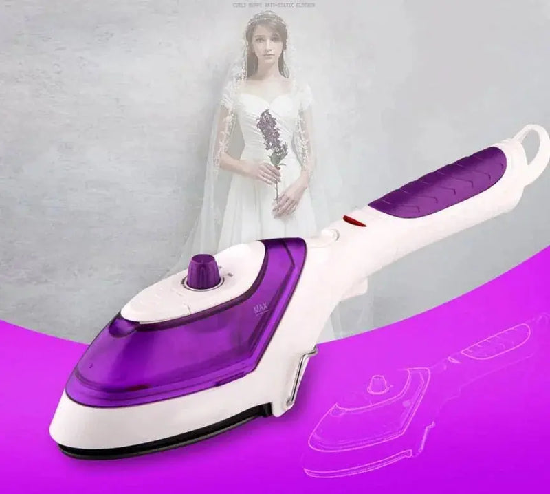 portable steam brush | electric travel iron | compact clothes steamer | energy saving