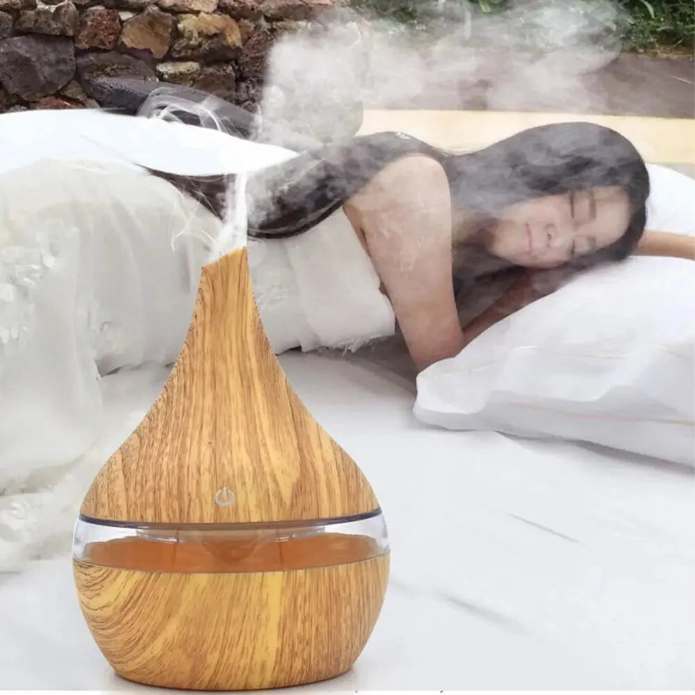 ultrasonic cool mist diffuser | 500ml large capacity aromatherapy | quiet operation for sleep | energy saving