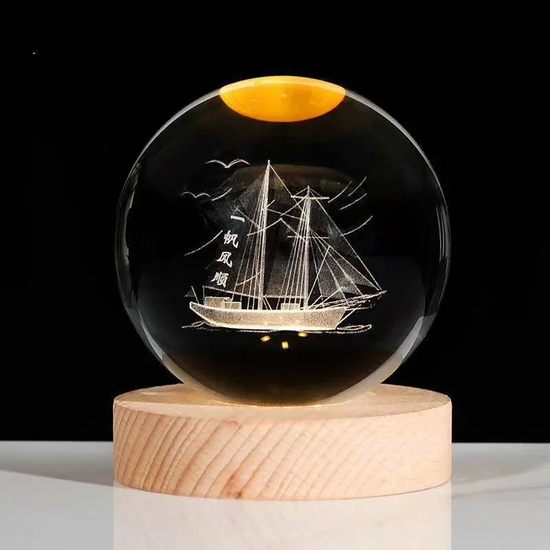 starry sky projection lamp | crystal ball night light | led galaxy projector | energy saving