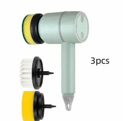 usb rechargeable cleaning brush | stainless steel bristles brush | automatic dishwashing brush | energy saving