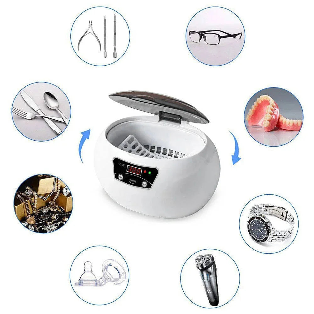ultrasonic jewelry cleaner | home ultrasonic cleaner | stainless steel cleaning tank | ultrasonic cleaning