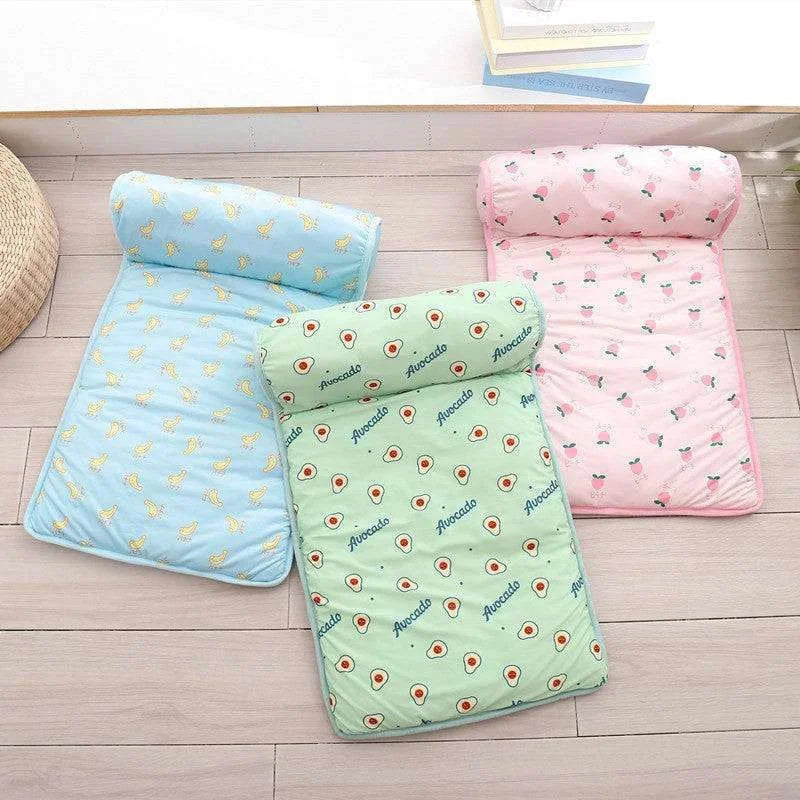 cooling pet mat | breathable dog blanket | washable cat bed | ultrasonic cleaning