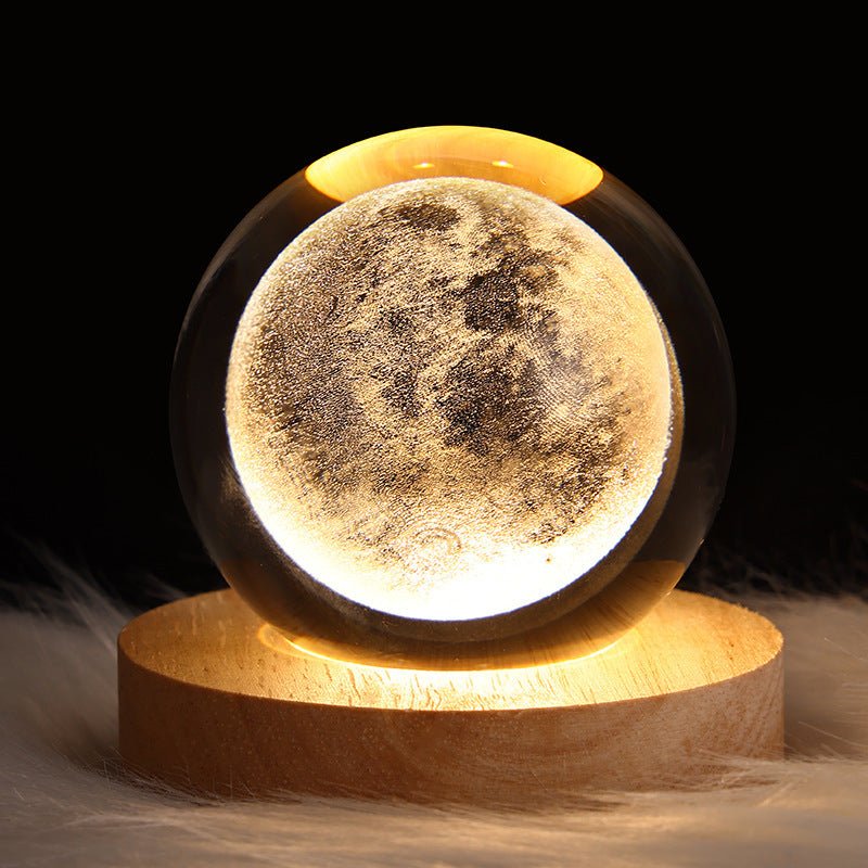 Luminous Crystal Ball Night Lamp - Starry Sky Projection