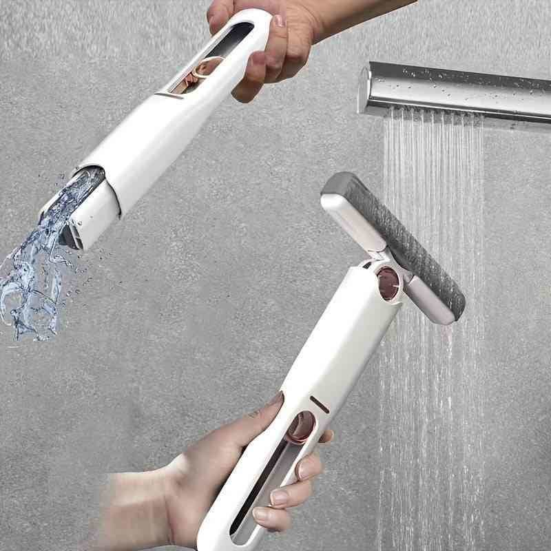 New Portable Self - NSqueeze Mini Mop, Lazy Hand Wash - Free Strong Absorbent Mop Multifunction Portable Squeeze Cleaning Mop Desk Window Glass Cleaner Kitchen Car Sponge Cleaning Mop Home Cleaning Tools