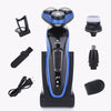 4 In 1 Electric Shaver Triple Blade Razor Men Clipper Rechargeable Trimmer