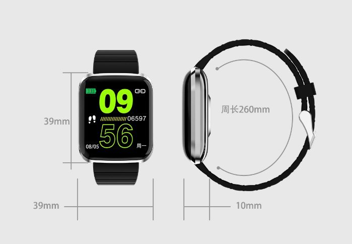 Multi - Modes Sport Smartwatch GPS Heart Rate Monitor