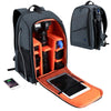 waterproof camera backpack | dslr camera bag with padding | durable nylon construction | energy saving