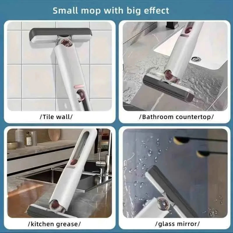 lightweight cleaning tool | compact self-squeeze mop | multi-surface cleaning | energy saving