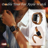 genuine leather wristband | single lap leather strap | double lap leather band | energy saving