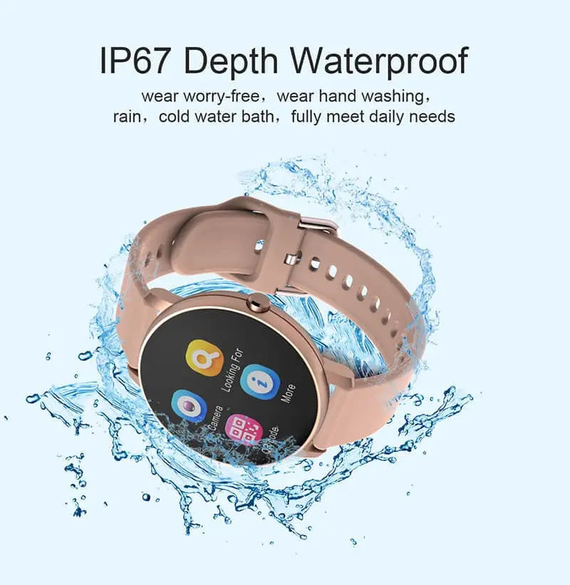 Full-touch Smart Bracelet Bluetooth Pedometer Heart Rate Silicone 