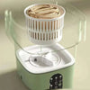 mini foldable washer dryer | compact laundry machine for socks | space-saving washing gadget | 24hr battery