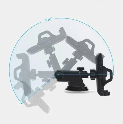 adjustable car phone holder | universal phone mount for car | 360-degree rotating holder | energy saving