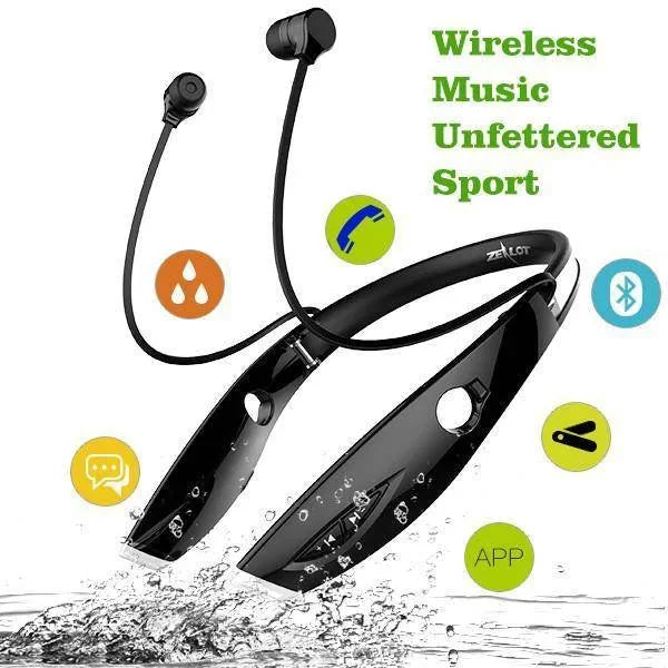 wireless sports headphones | sweatproof bluetooth headphones | lightweight workout earbuds | energy saving