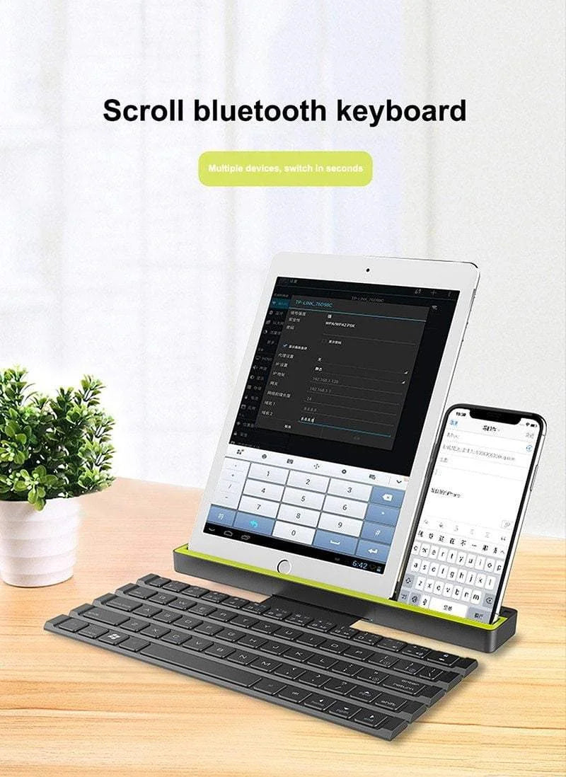 flexible roll-up keyboard | portable bluetooth keyboard | waterproof silicone keyboard | energy saving