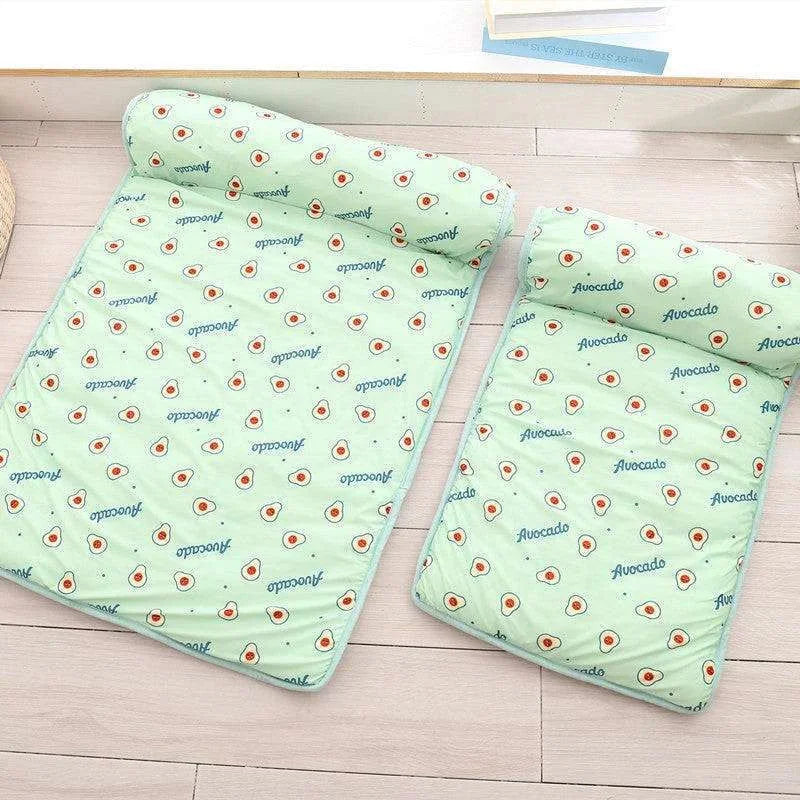 cooling pet mat | breathable dog blanket | washable cat bed | ultrasonic cleaning