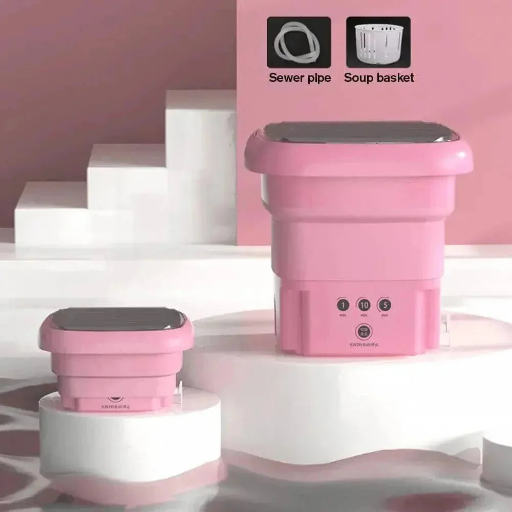 portable washing machine compact | ultrasonic cleaning technology | lightweight travel washer | bluetooth 5.3