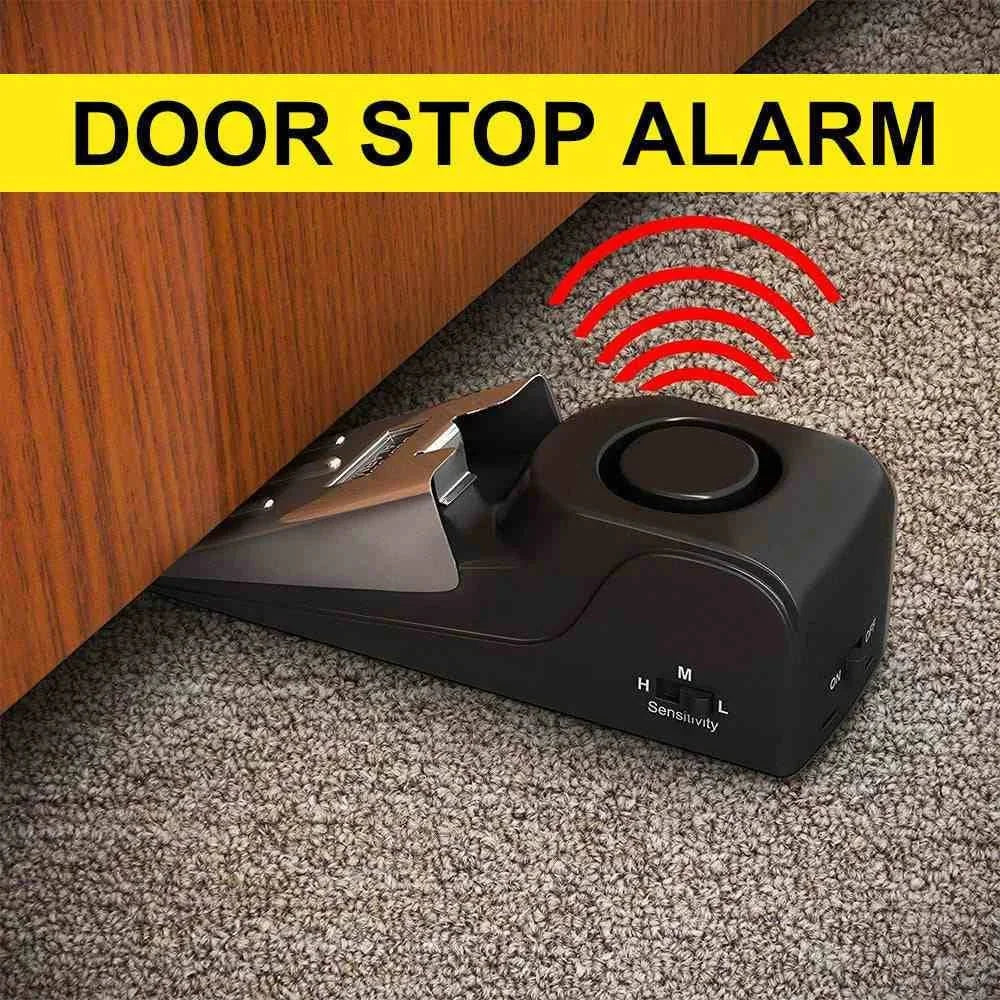 electronic burglar alarm | home security door stop | portable door alarm | energy saving